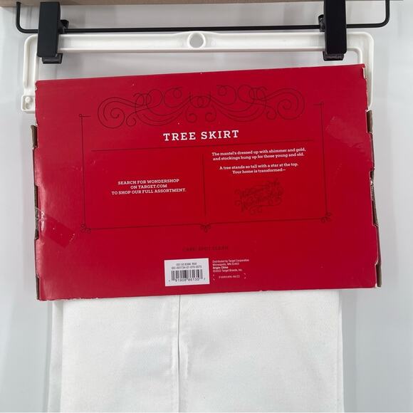 WONDERSHOP X TARGET Christmas Tree Skirt 48” Diameter Holiday Red Green Print - Picture 4 of 15